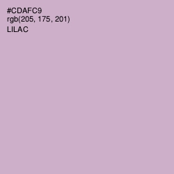 #CDAFC9 - Lilac Color Image