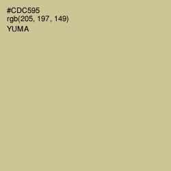 #CDC595 - Yuma Color Image