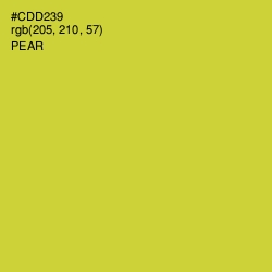 #CDD239 - Pear Color Image