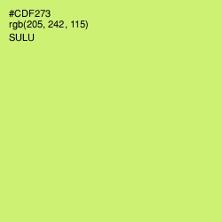 #CDF273 - Sulu Color Image
