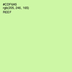 #CDF6A5 - Reef Color Image