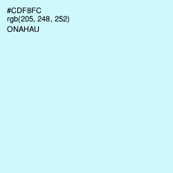 #CDF8FC - Onahau Color Image