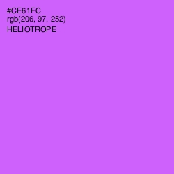 #CE61FC - Heliotrope Color Image