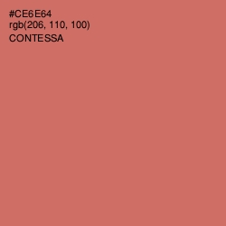 #CE6E64 - Contessa Color Image