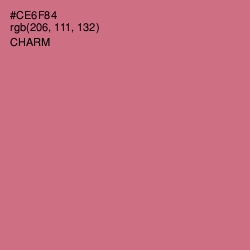 #CE6F84 - Charm Color Image