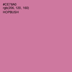 #CE78A0 - Hopbush Color Image