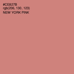 #CE827B - New York Pink Color Image