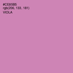#CE85B5 - Viola Color Image