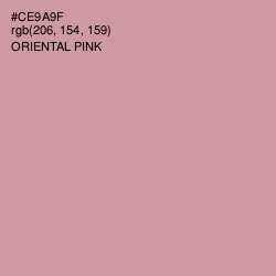 #CE9A9F - Oriental Pink Color Image