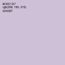 #CEC1D7 - Ghost Color Image