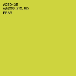 #CED43E - Pear Color Image