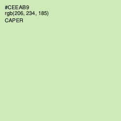 #CEEAB9 - Caper Color Image