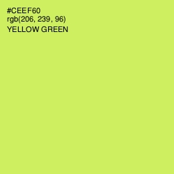 #CEEF60 - Yellow Green Color Image