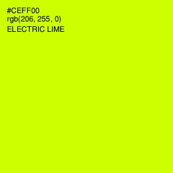 #CEFF00 - Electric Lime Color Image