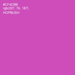 #CF4CBB - Hopbush Color Image