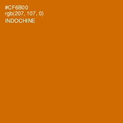 #CF6B00 - Indochine Color Image