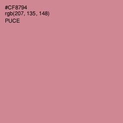#CF8794 - Puce Color Image