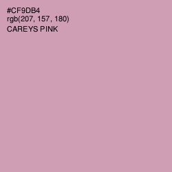 #CF9DB4 - Careys Pink Color Image