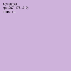 #CFB2DB - Thistle Color Image
