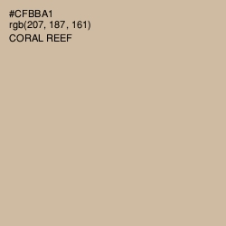 #CFBBA1 - Coral Reef Color Image