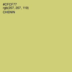 #CFCF77 - Chenin Color Image