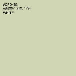 #CFD4B3 - Green Mist Color Image