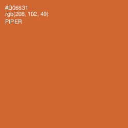 #D06631 - Piper Color Image