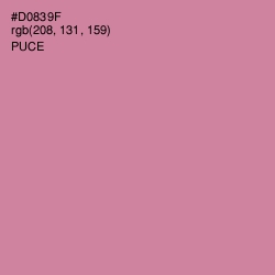 #D0839F - Puce Color Image