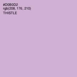 #D0B0D2 - Thistle Color Image