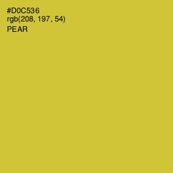 #D0C536 - Pear Color Image