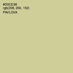 #D0CE98 - Pavlova Color Image