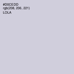 #D0CEDD - Lola Color Image