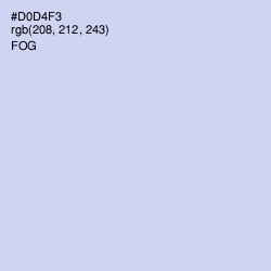 #D0D4F3 - Fog Color Image