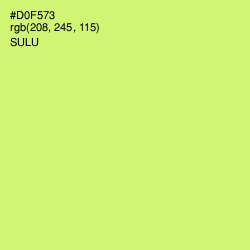 #D0F573 - Sulu Color Image