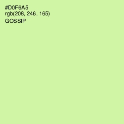 #D0F6A5 - Gossip Color Image