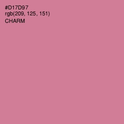 #D17D97 - Charm Color Image