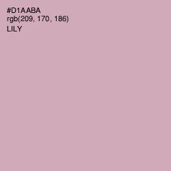 #D1AABA - Lily Color Image