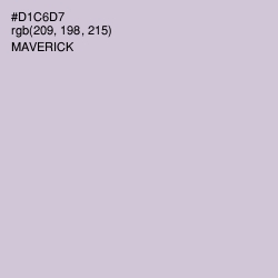 #D1C6D7 - Maverick Color Image