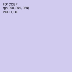 #D1CCEF - Prelude Color Image