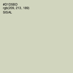 #D1D5BD - Sisal Color Image