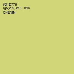 #D1D778 - Chenin Color Image