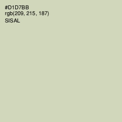 #D1D7BB - Sisal Color Image