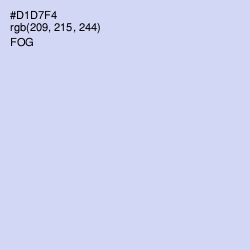 #D1D7F4 - Fog Color Image