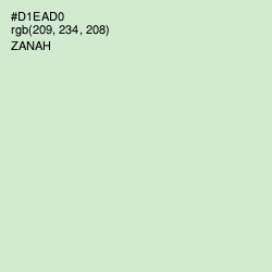 #D1EAD0 - Zanah Color Image