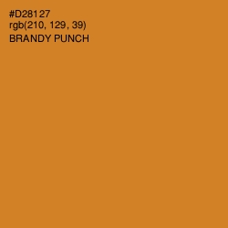 #D28127 - Brandy Punch Color Image