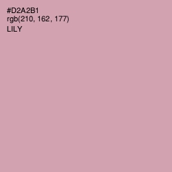 #D2A2B1 - Lily Color Image