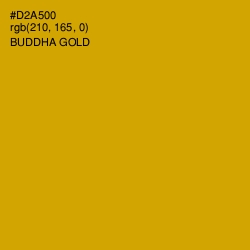 #D2A500 - Buddha Gold Color Image