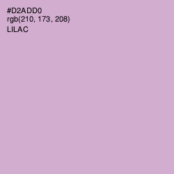 #D2ADD0 - Lilac Color Image