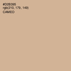 #D2B395 - Cameo Color Image