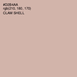 #D2B4AA - Clam Shell Color Image